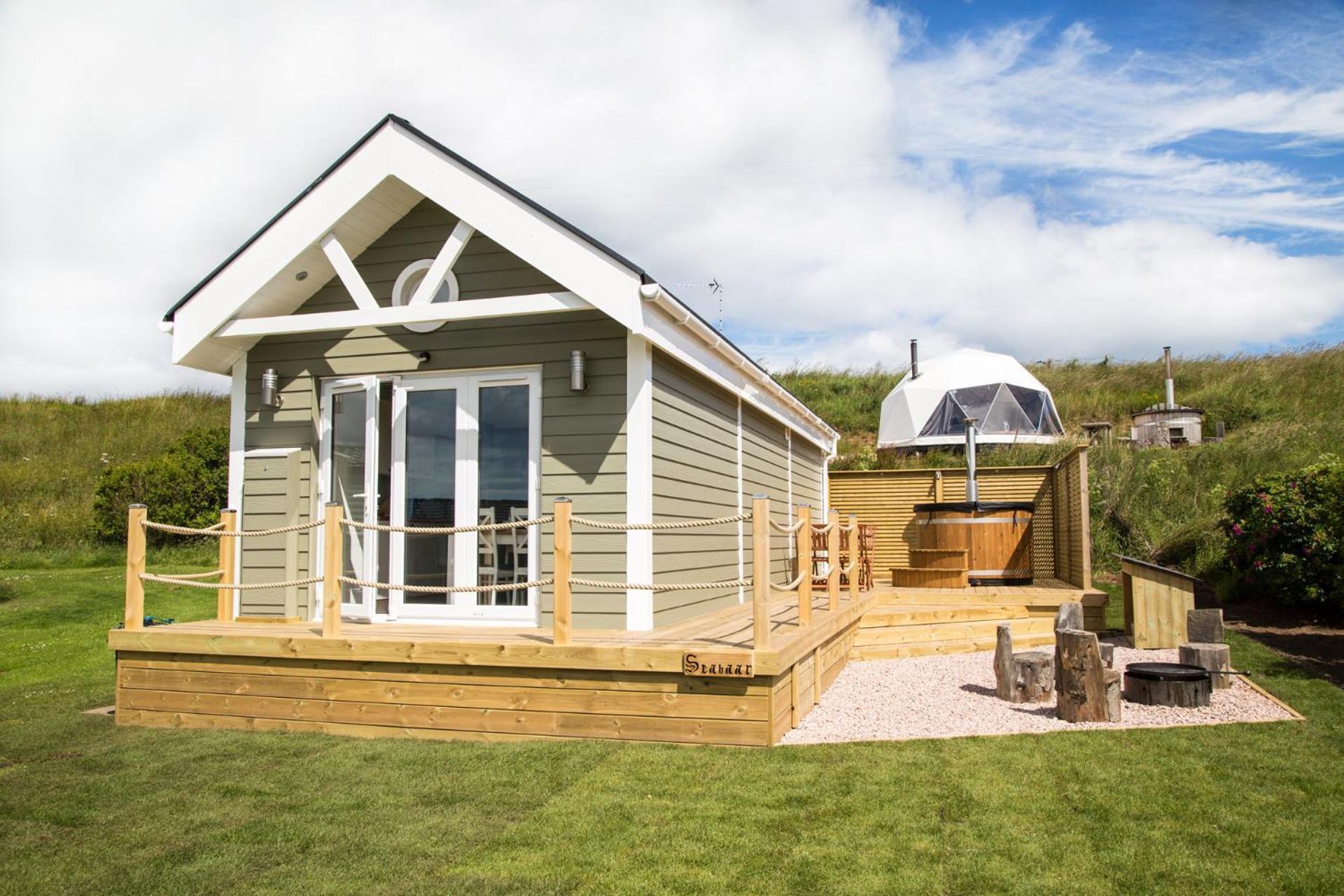 Sauchope Links Holiday Lodge And Glamping Park Crail Dış mekan fotoğraf